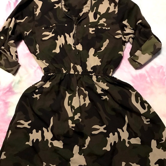 Speed Control Dresses & Skirts - 🪖🎖Army Dress with Pockets 🤩